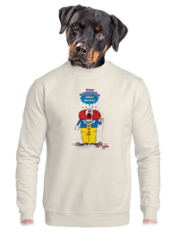 unisex mikina bez kapucne