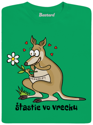 Šťastie vo vrecku detské tričko Kelly Green