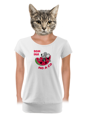 Som iná dámske tričko s lemom White