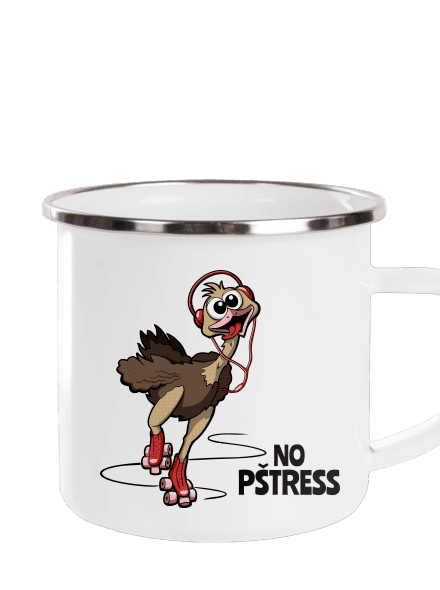 No pštress plecháčik White