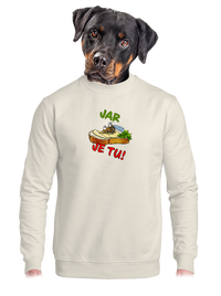 unisex mikina bez kapucne