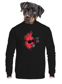 unisex mikina bez kapucne