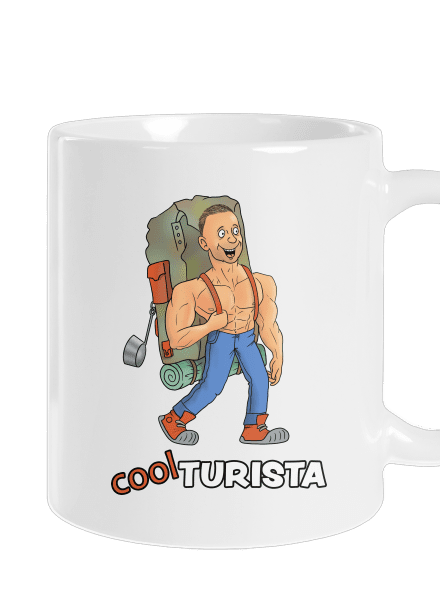 Cool turista klasický hrnček White