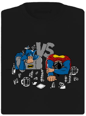 Súboj superhrdinov dámske športové tričko Black