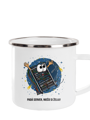 Padá server plecháčik White