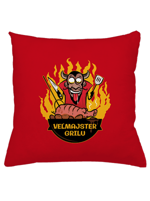 Veľmajster grilu vankúš Red