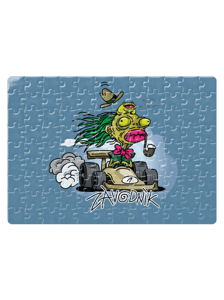 Závodník puzzle White