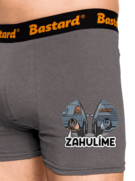 Zahulíme boxerky Gray Melange