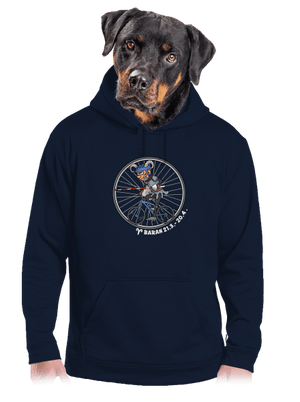 Cyklistický horoskop: Baran pánska mikina klokanka Navy