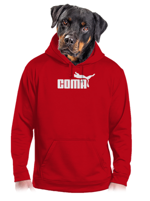 Coma pánska mikina klokanka Red