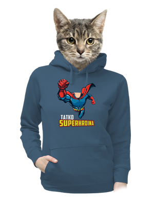 dámska mikina klokanka