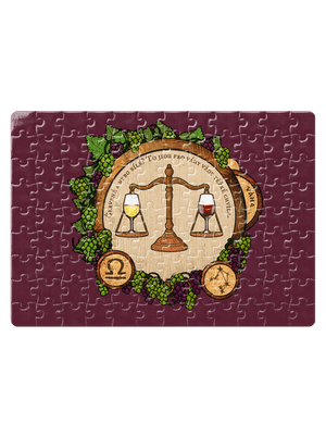 Vínny horoskop: Váha puzzle White