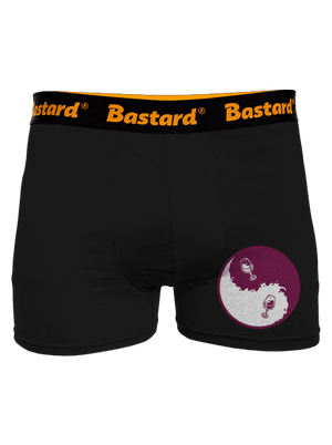 Jin Jang víno boxerky Black