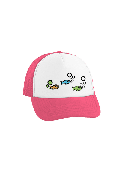 Nehoda šiltovka truckerka Fluorescent Pink cap
