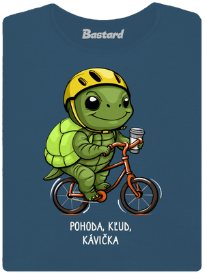 Pohoda, kľud dámske tričko prémium Petrol Blue