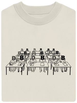 Cimrman: Debil, blbeček unisex mikina bez kapucne Off White