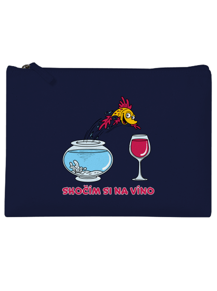 Skočím si na víno taštička French Navy