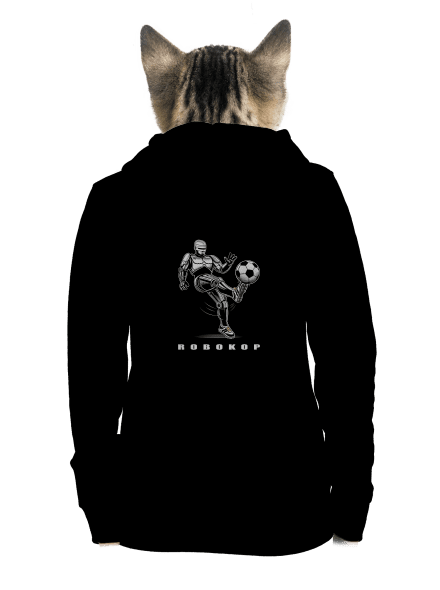 Robokop dámska mikina na zips Black