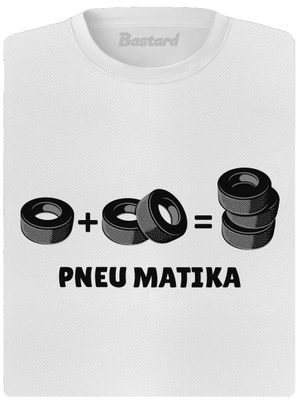 Pneu Matika dámske športové tričko White