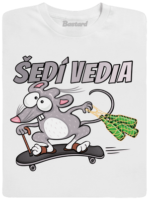 Šedí vedia - myšiak detské tričko White