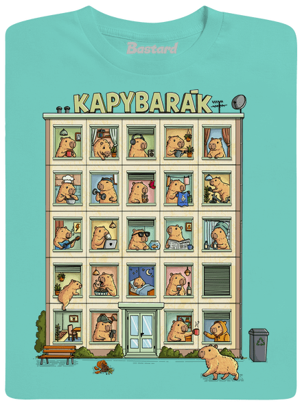 Kapybarák pánske tričko Millenial Mint