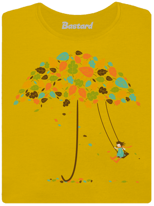 Radosť z jesene dámske tričko Yellow