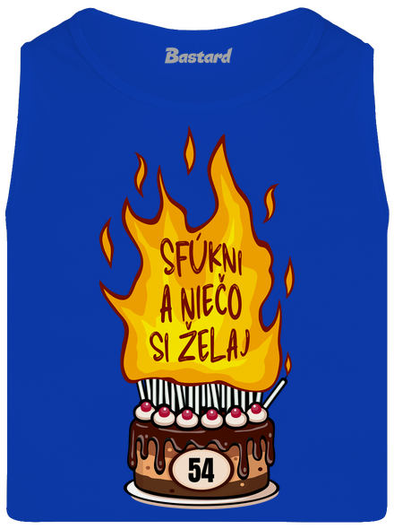 Sfúkni sviečky pánske tielko Royal Blue