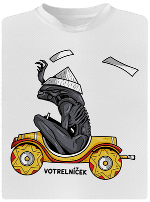 Votrelníček pánske športové tričko White