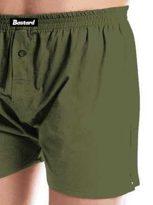 Bez potlače pánske trenky Khaki