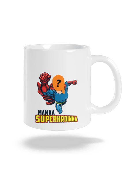 Mamka superhrdinka klasický hrnček White