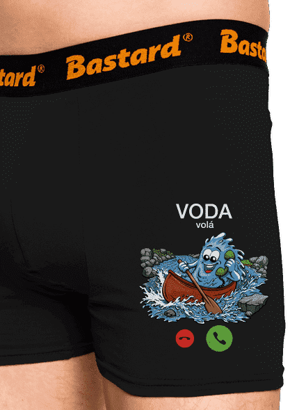 Voda volá boxerky Black