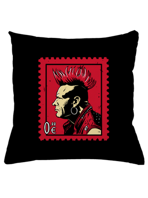 Známka punku vankúš Black