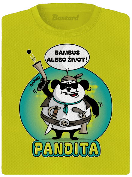 Pandita dámske športové tričko Neon Yellow