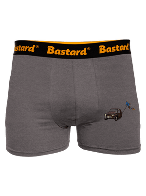 Hadrák boxerky Gray Melange