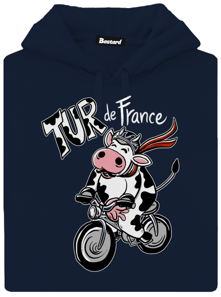 Tur de France pánska mikina klokanka Navy
