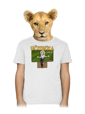Učitel'ka v septembri detské tričko White