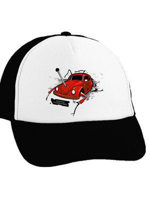 Chrobák šiltovka truckerka Black cap