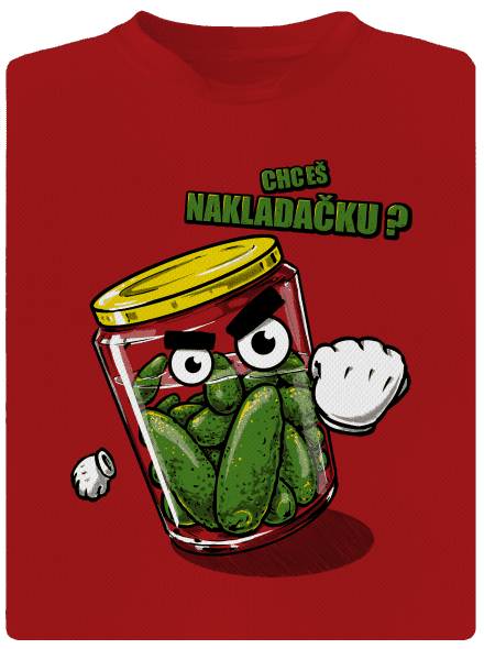 Nakladačka pánske športové tričko Red Mal