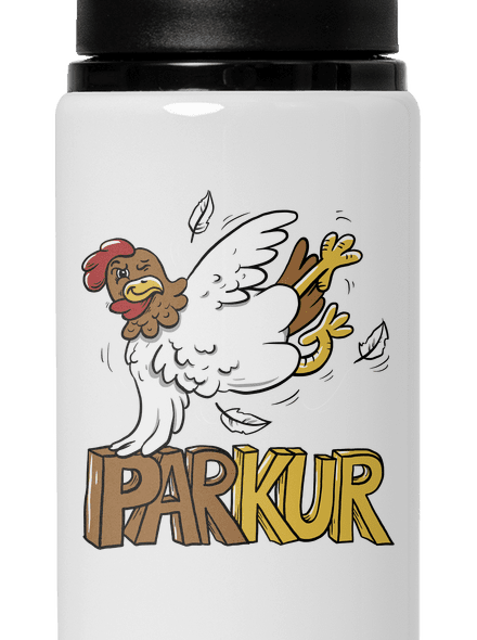 Parkur flaša na vodu White