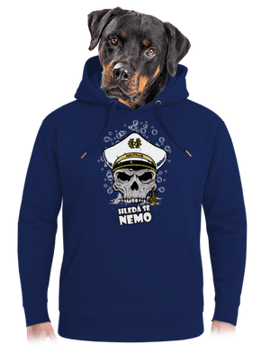 Kapitán Nemo unisex mikina premium Navy