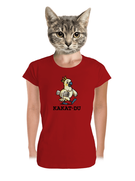 Kakat-du dámske tričko prémium Red Mal