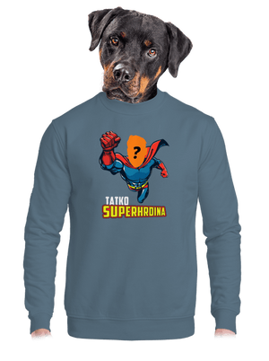 unisex mikina bez kapucne