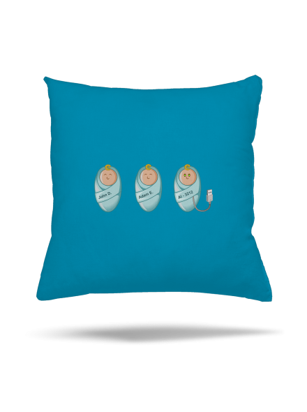 AI baby vankúš Blue Turquoise