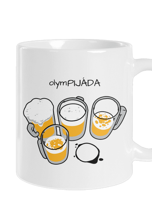 Pijáda klasický hrnček White