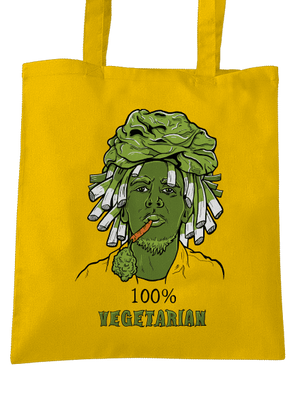 100% vegetarián taška Sunflower
