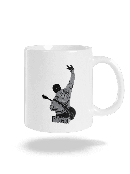 Rocky klasický hrnček White