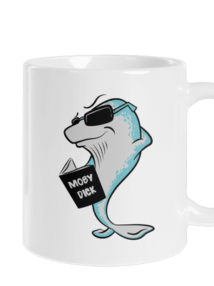 Moby Dick klasický hrnček White