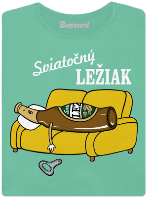 Sviatočný ležiak dámske tričko prémium Mint Mal