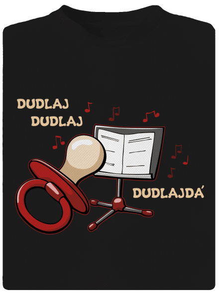 Dudlajdá pánske športové tričko Black