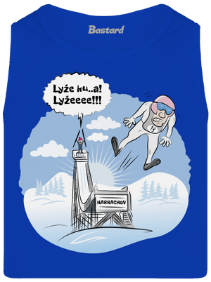 Lyže pánske tielko Royal Blue